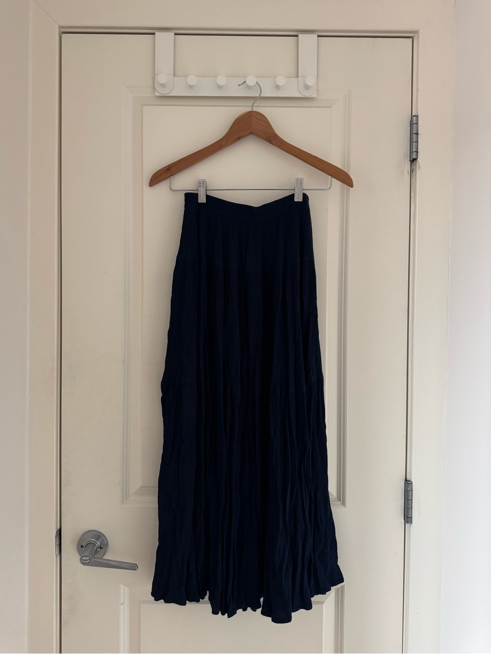 Womens Navy Long Maxi Skirt